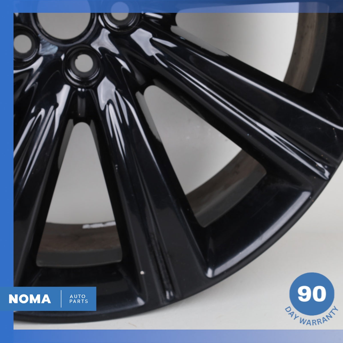 17-24 Jaguar X761 F-Pace Turbine 9 x R22 22" Wheel Rim Black OEM - photo 7