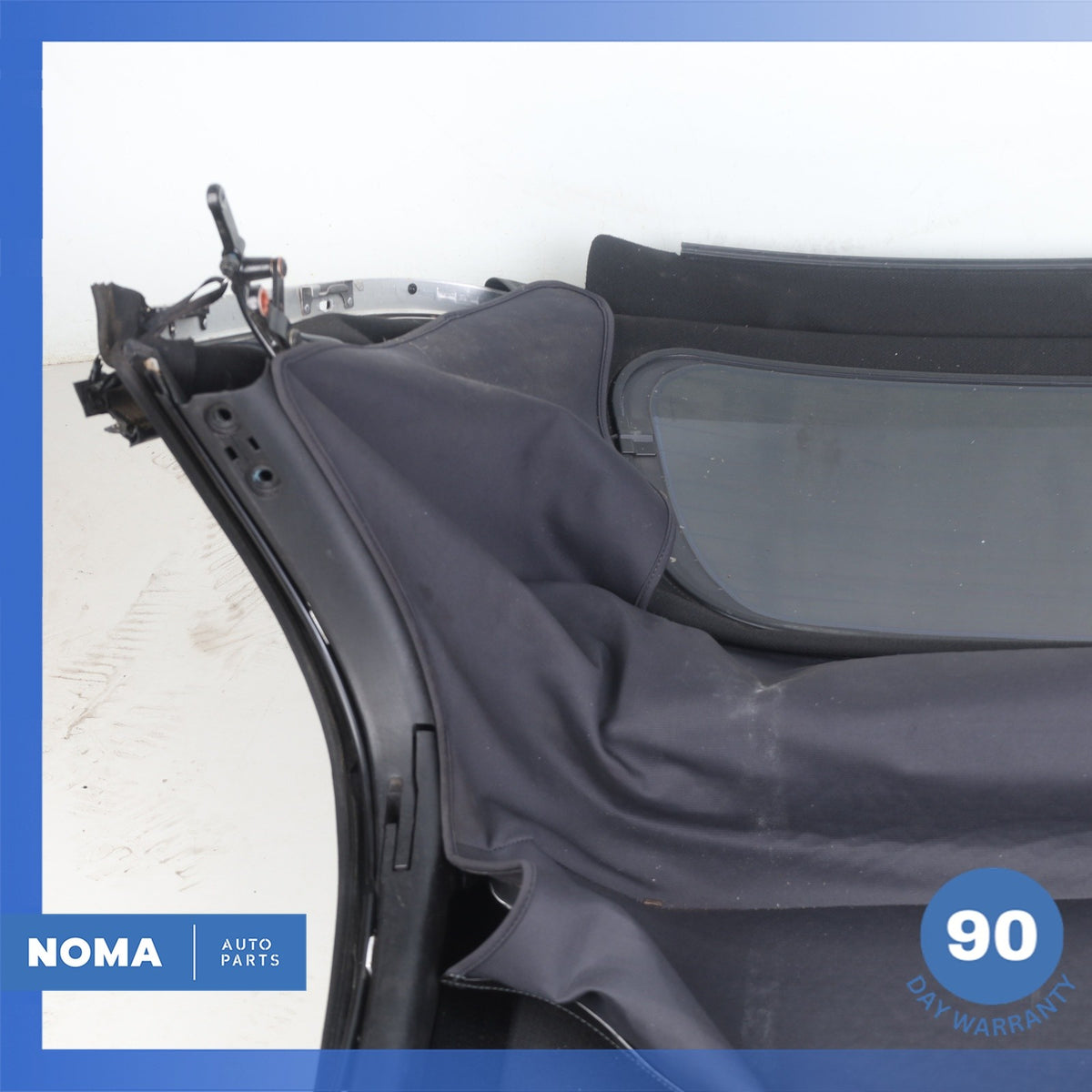 03-08 BMW E85 Z4 Convertible Soft Top Upper Roof Assembly Black 54347056277 OEM - photo 14