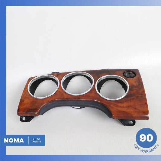 97-06 Jaguar X100 XKR Left Side Dash Instrument Cluster Bezel w/ Switch Wood OEM - photo 1