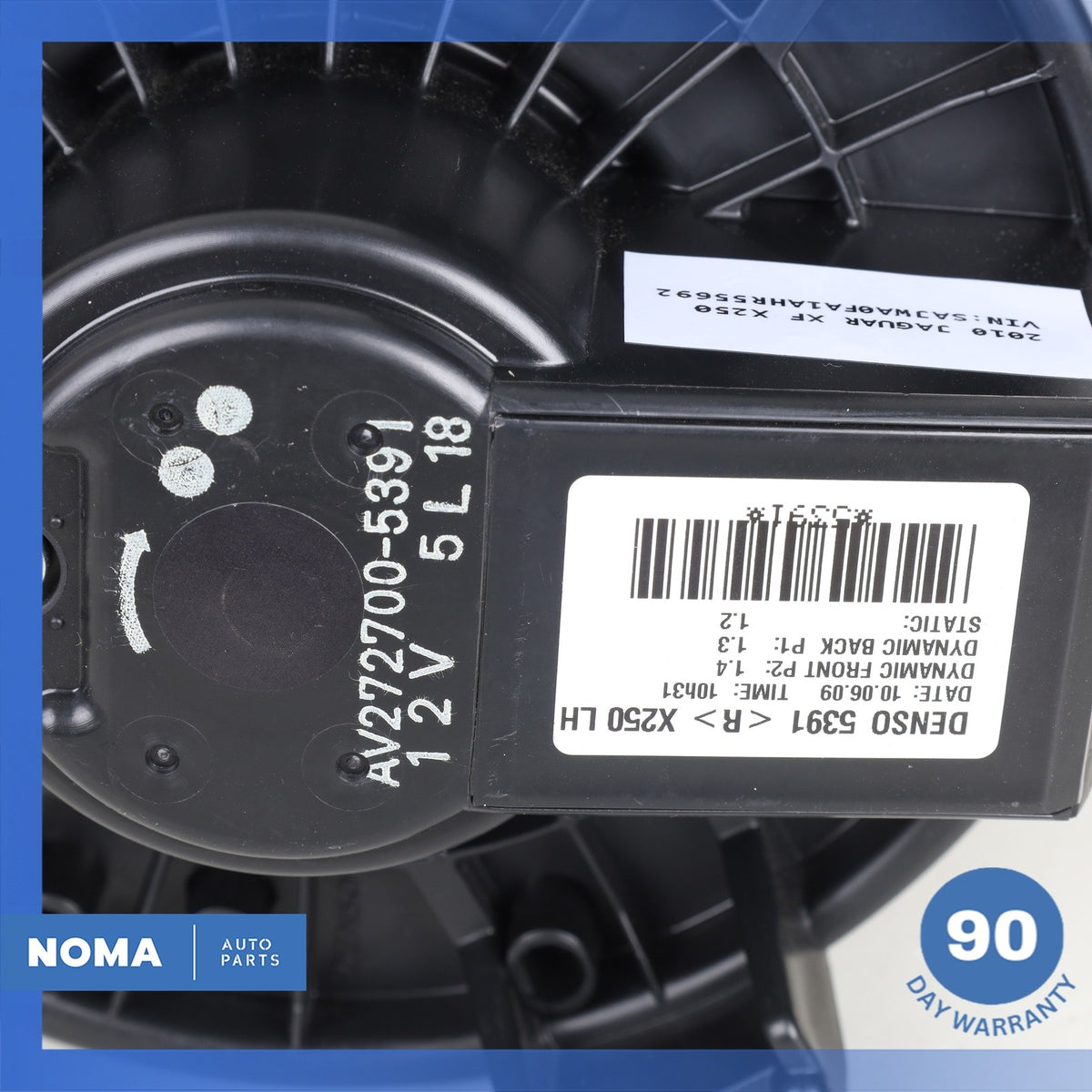 09-15 Jaguar X250 XF XJL AC A/C HVAC Air Conditioner Heater Blower Motor OEM 84k - photo 13