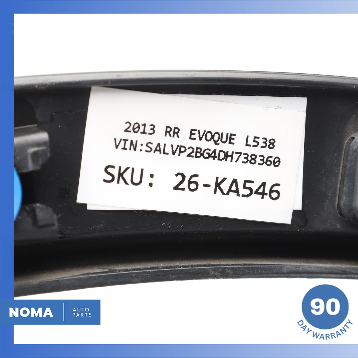 12-19 LR Range Rover Evoque L538 4DR Rear Right Passenger Wheel Arch Molding OEM - photo 12