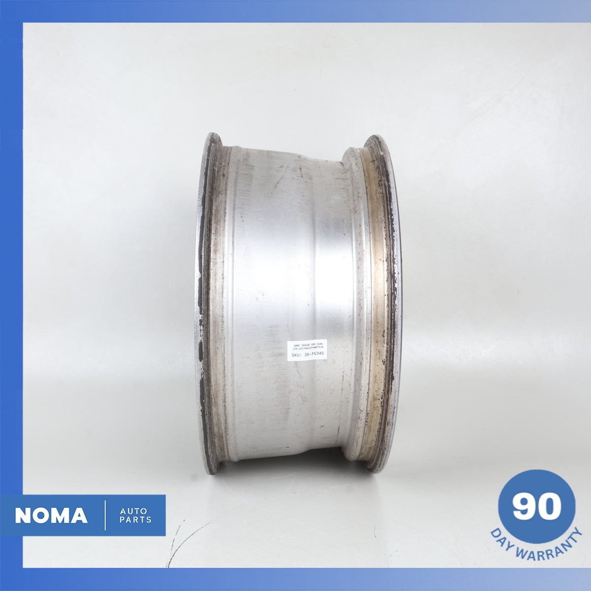 97-06 Jaguar X100 XK8 8 x R17 17" Lamina Wheel Rim Silver MJD6116AA OEM - photo 9