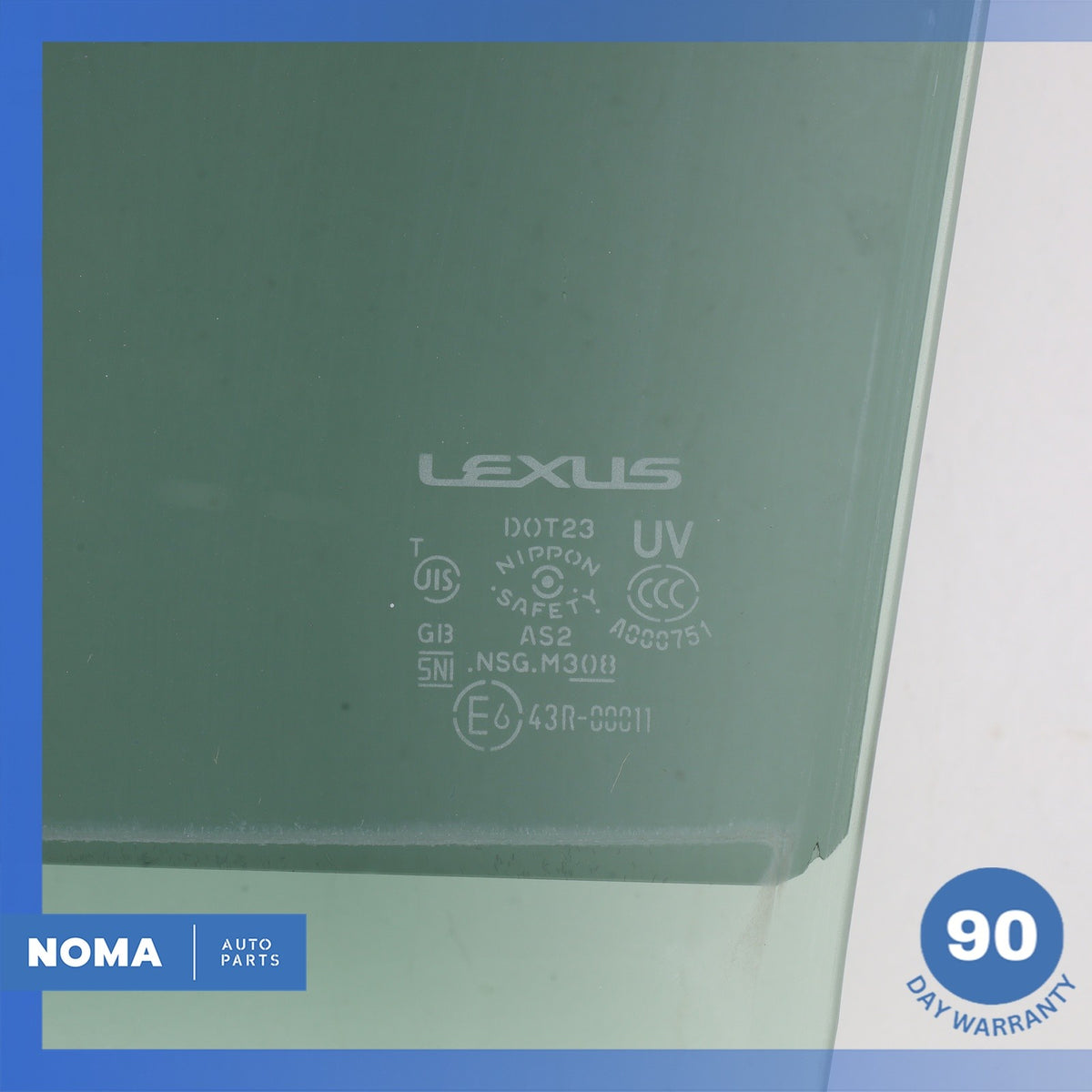 11-17 Lexus ZWA10 CT200h Rear Left Driver Door Window Glass OEM - photo 2