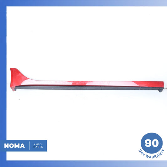 17-20 Jaguar X760 XE Sport Right Side Skirt Rocker Molding Panel Red OEM - photo 1