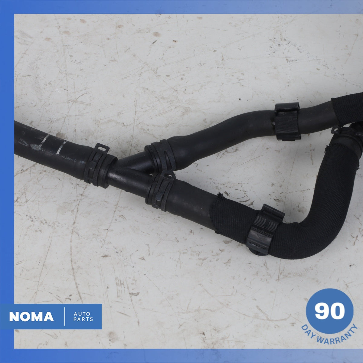 16-20 Jaguar X260 XF XE Upper Top Radiator Hose Coolant Hose T2H3408 OEM - photo 12
