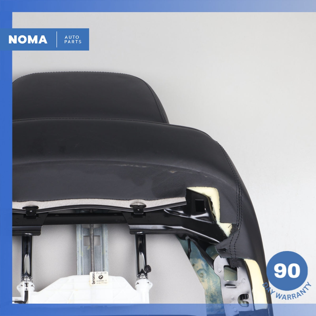 10-13 BMW F10 550i Front Right or Left Top Upper Seat Cushion Nappa Black OEM - photo 9