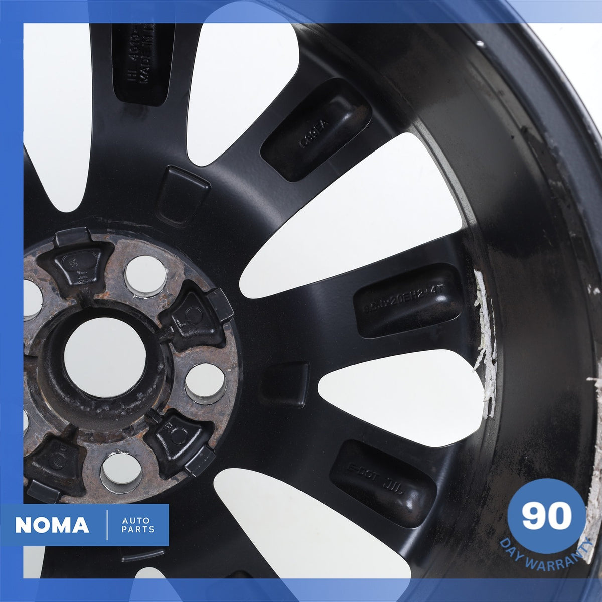 13-22 Land Rover Range Rover L405 Aeroviper 8.5 x R20 20" Wheel Rim Black OEM - photo 11