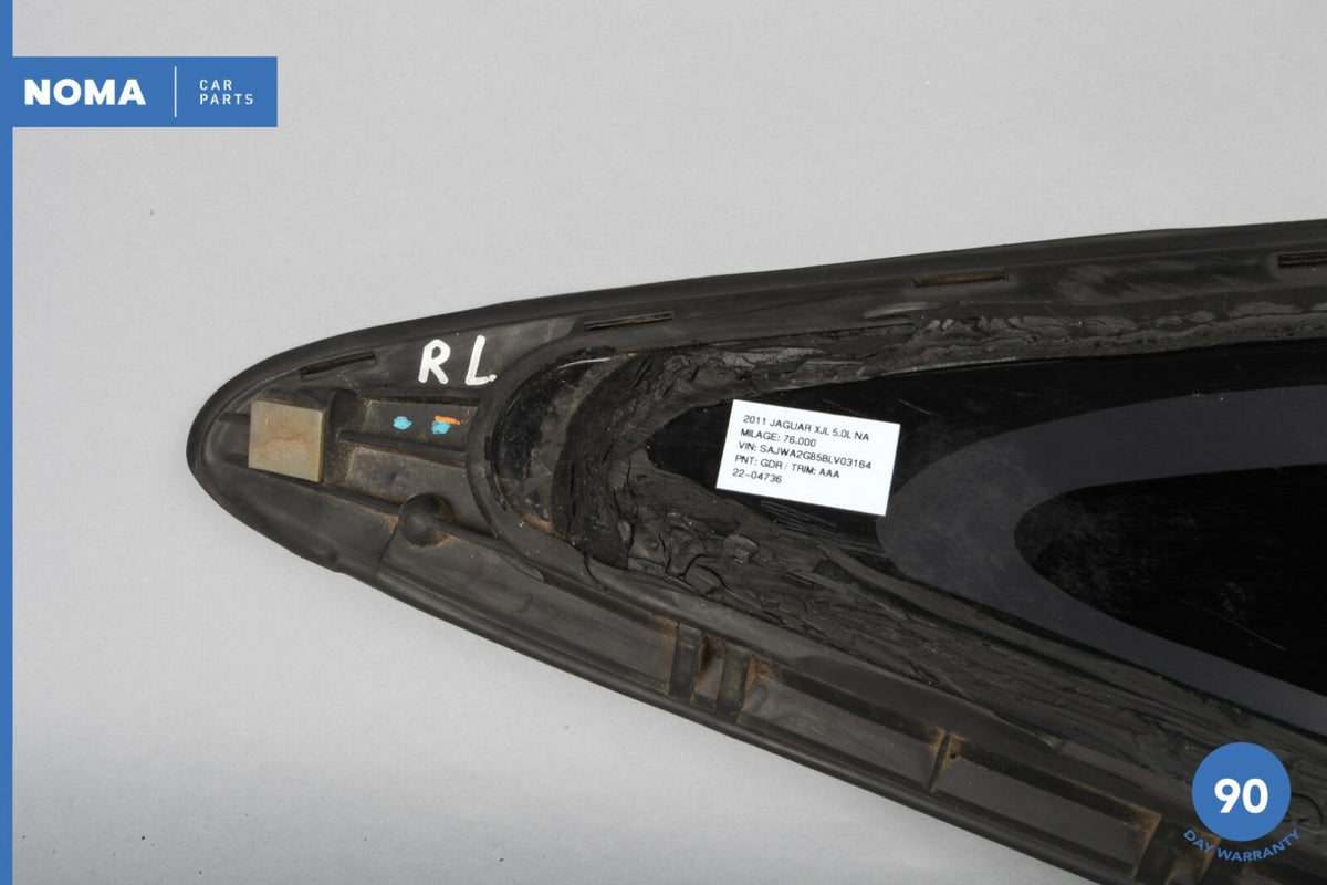10-15 Jaguar XJ XJL XJR X351 Rear Left Driver Side Quarter Door Window Glass OEM - photo 2