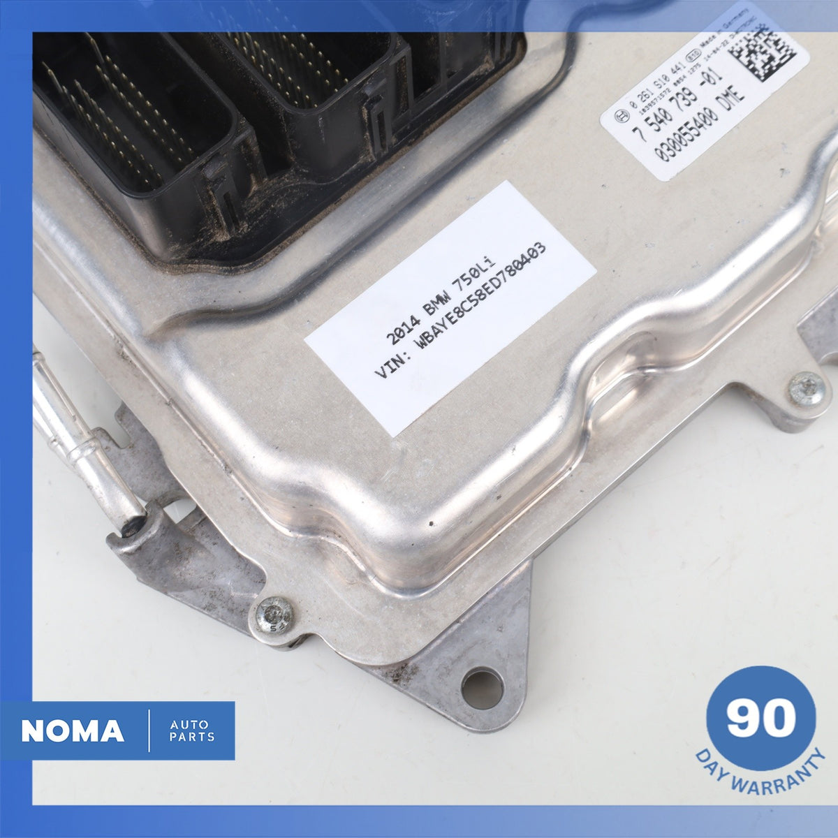 14-19 BMW F02 750i 650i 550i N63 Engine Motor Control Module ECU ECM DME OEM - photo 5