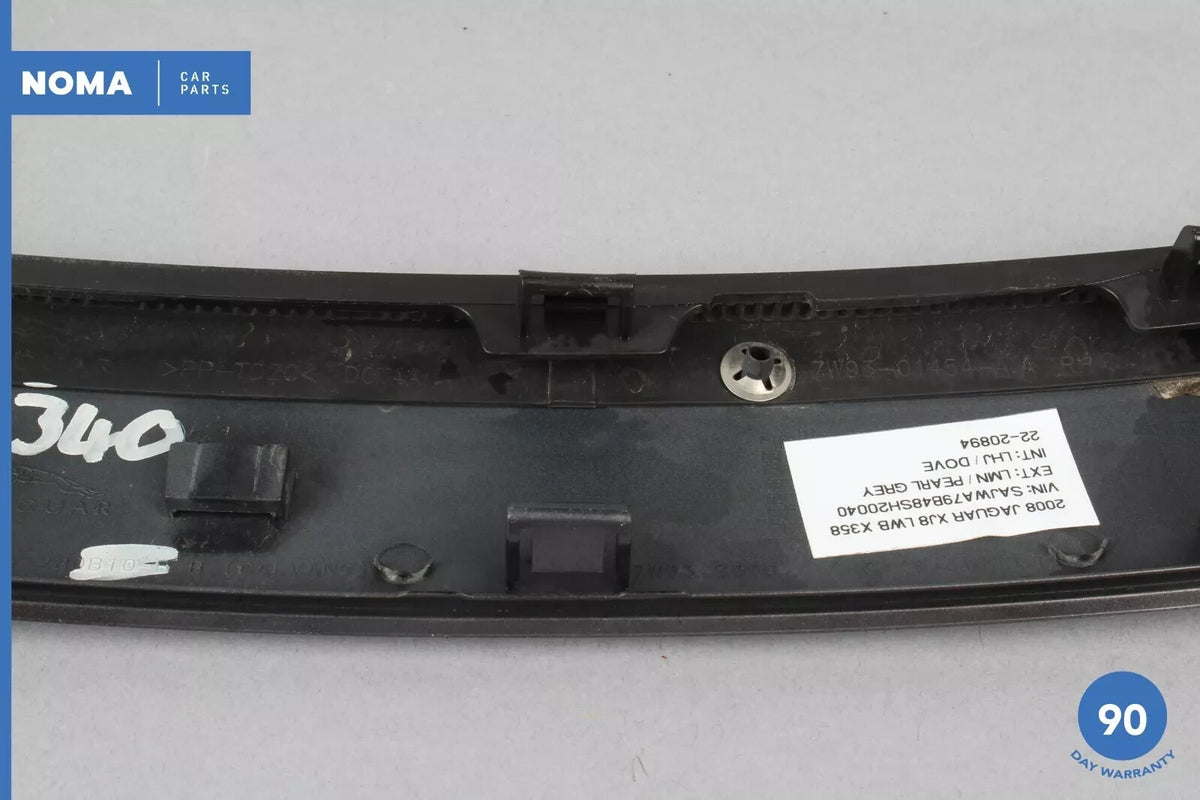 08-09 Jaguar X358 XJ8 Front Right Passenger Side Fender Vent Molding Trim OEM - photo 8