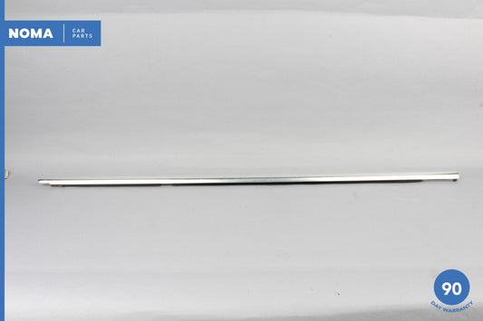 03-08 Jaguar S-Type X206 Rear Left Door Exterior Window Molding Seal Chrome OEM - photo 1