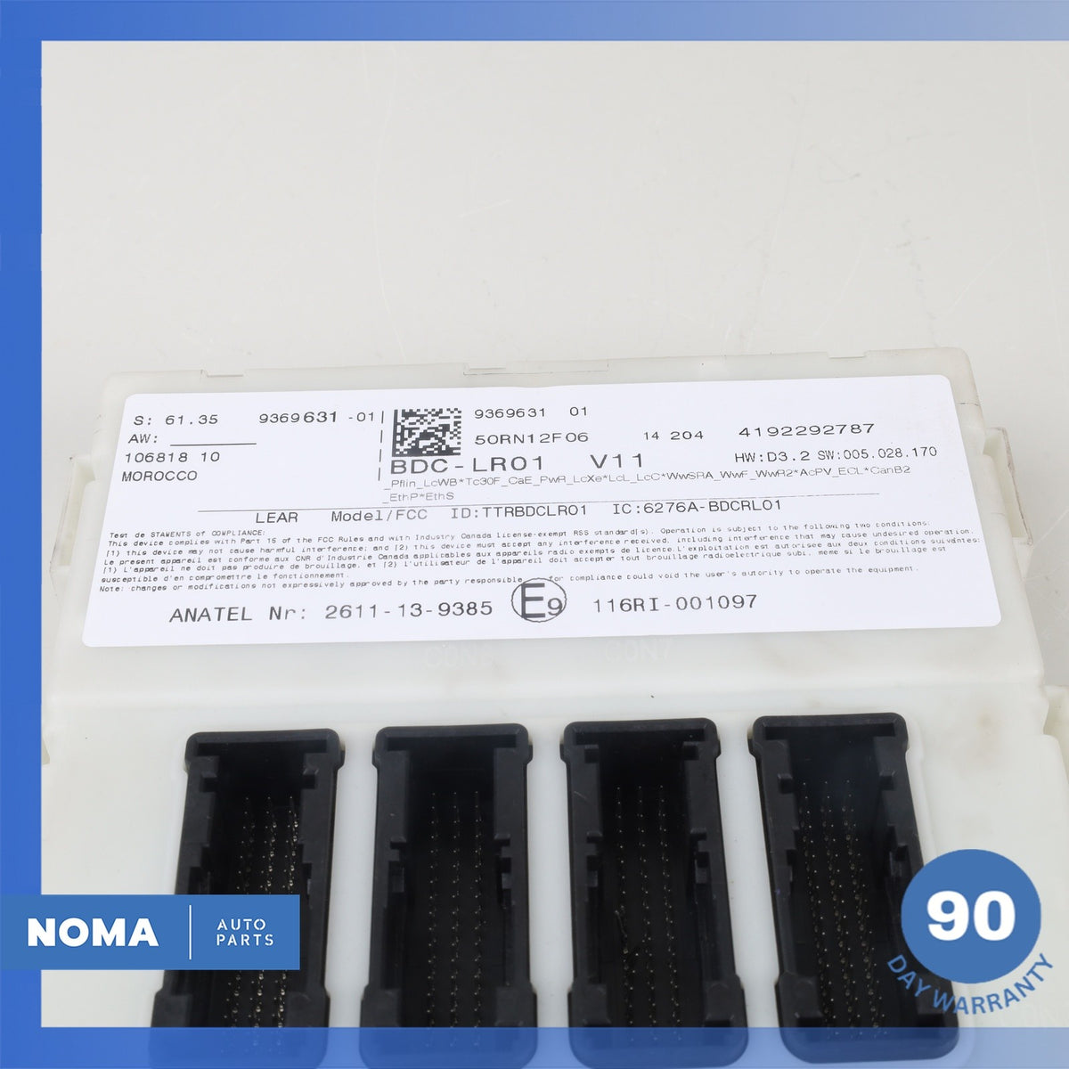14-21 BMW i3 X5 Front Comfort Body Computer Control Module BCM OEM 78k - photo 6