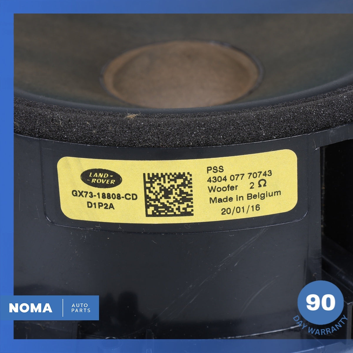 16-23 Jaguar X260 XF XE Front & Rear Meridian Premium Speaker Subwoofer Set OEM - photo 11