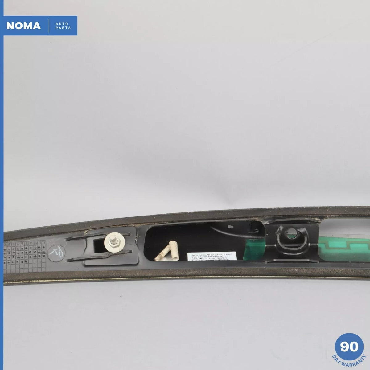 07-15 Jaguar X150 XK XKR Trunk Lid Molding Trim Spoiler Wing Silver OEM - photo 10