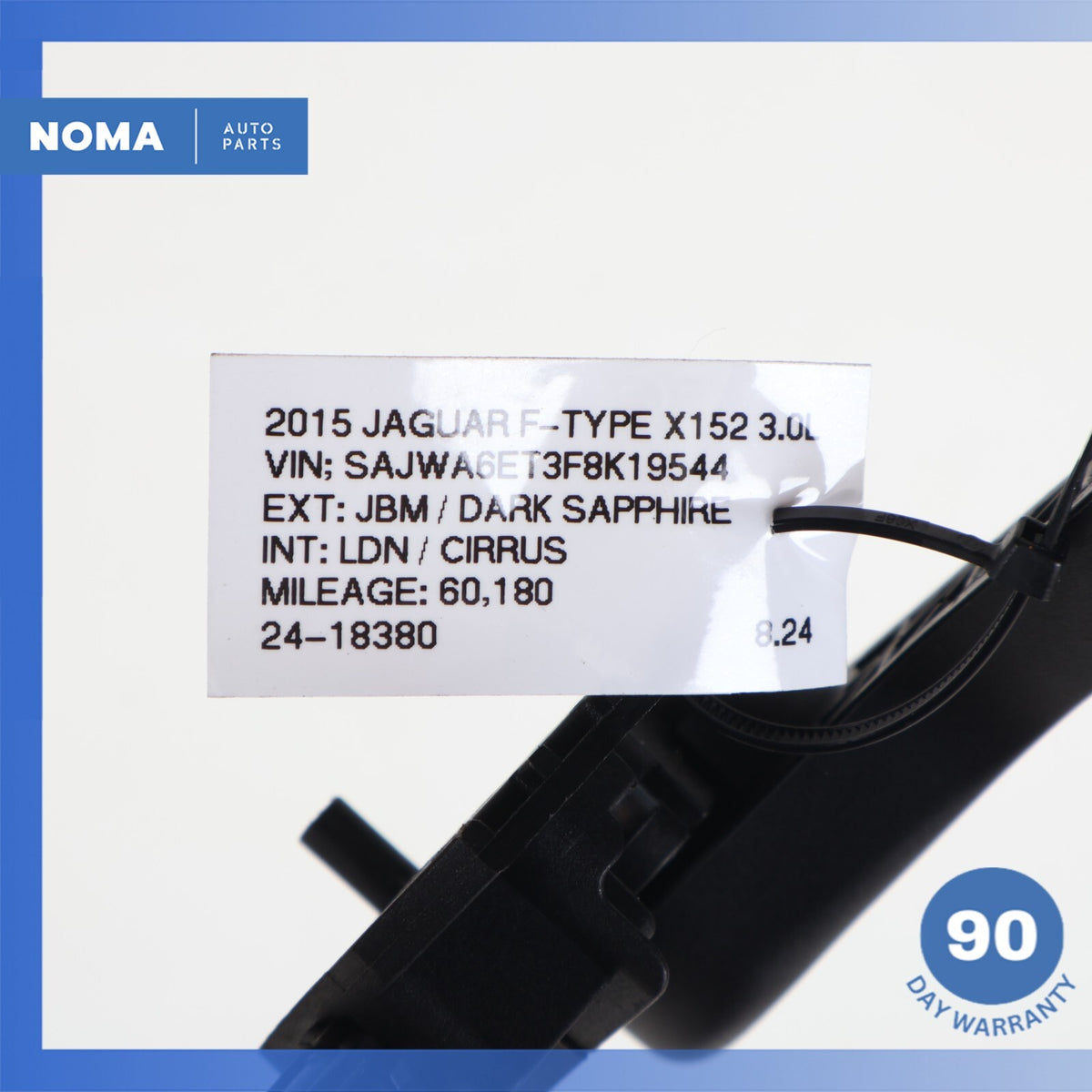 07-24 Jaguar X152 F-Type XK Hood Bonnet Release Cable w/ Handle 6W8316C656AD OEM - photo 16