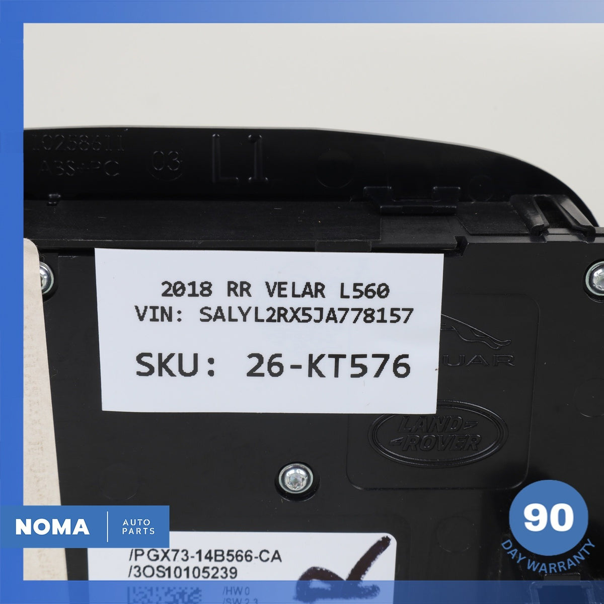 Range Rover L560 Velar Front Left Side Seat Adjustment Switch OEM - photo 14