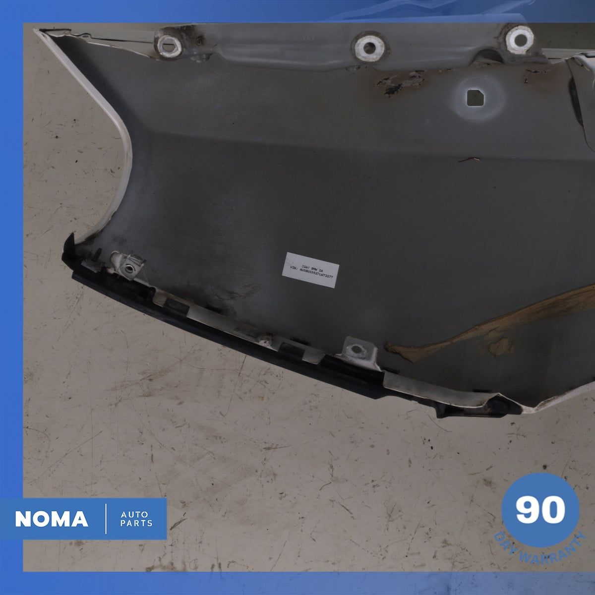 03-08 BMW E85 Z4 Convertible Rear Left Quarter Cover Panel White 41357151639 OEM - photo 12
