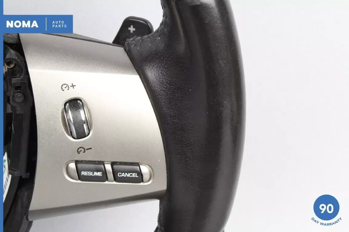07-11 Jaguar X150 XK XF Steering Wheel w/ Switch & Paddle Shifters Black OEM - photo 4