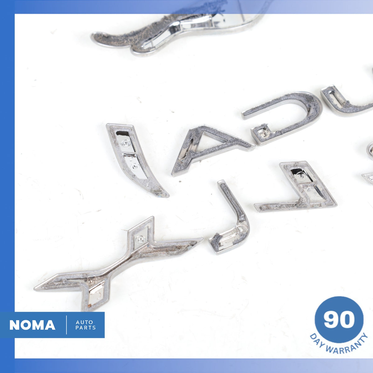 14-19 Jaguar X351 XJ AWD 3.0L Rear Trunk Emblem Logo Badge Set OEM - photo 14