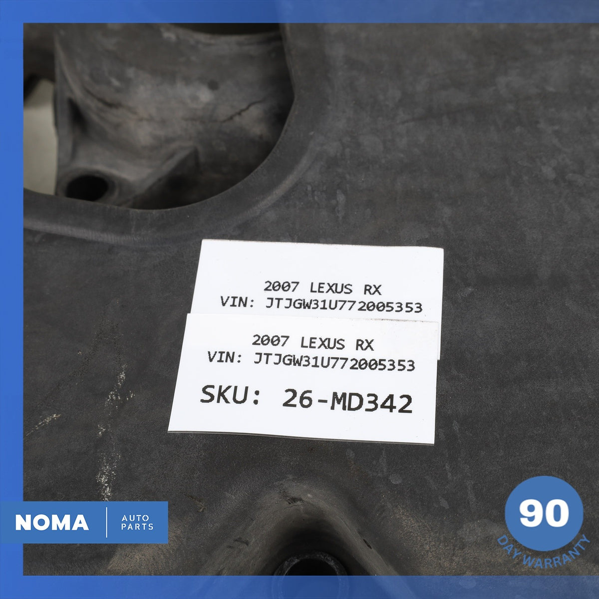 01-08 Lexus MCU33 RX400h / Highlander Engine Motor Timing Cover Panel Set OEM - photo 19
