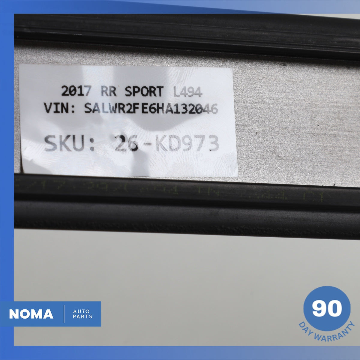 14-22 LR Range Rover Sport L494 Right Roof Drip Rail Upper Molding Trim OEM - photo 12