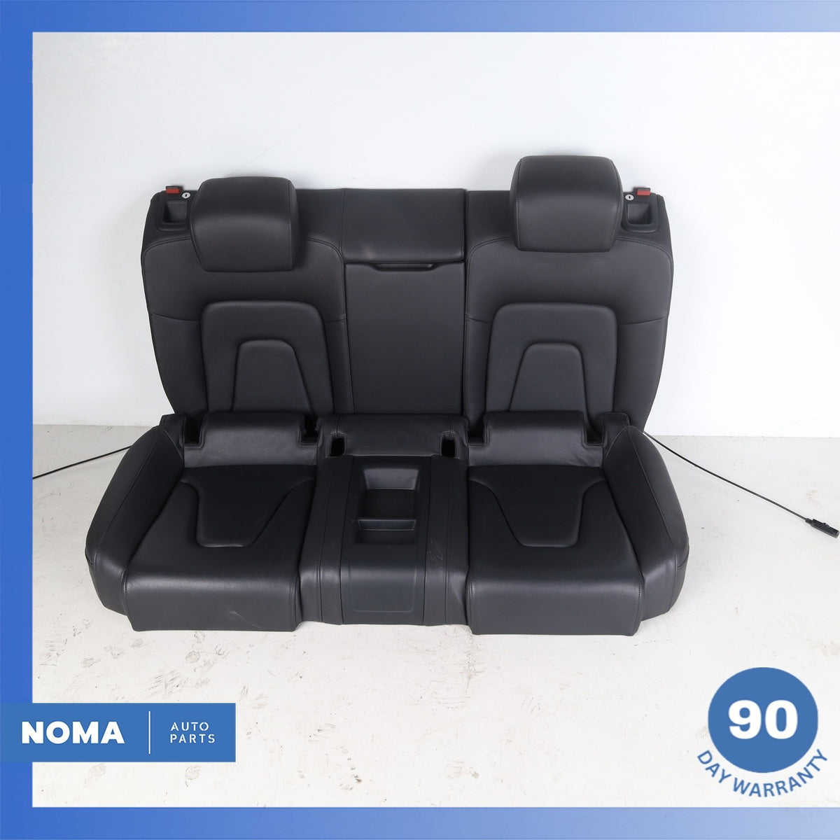 13-17 Audi 8T A5 S5 Coupe Rear Left & Right Seat Cushion Set Black OEM - photo 1