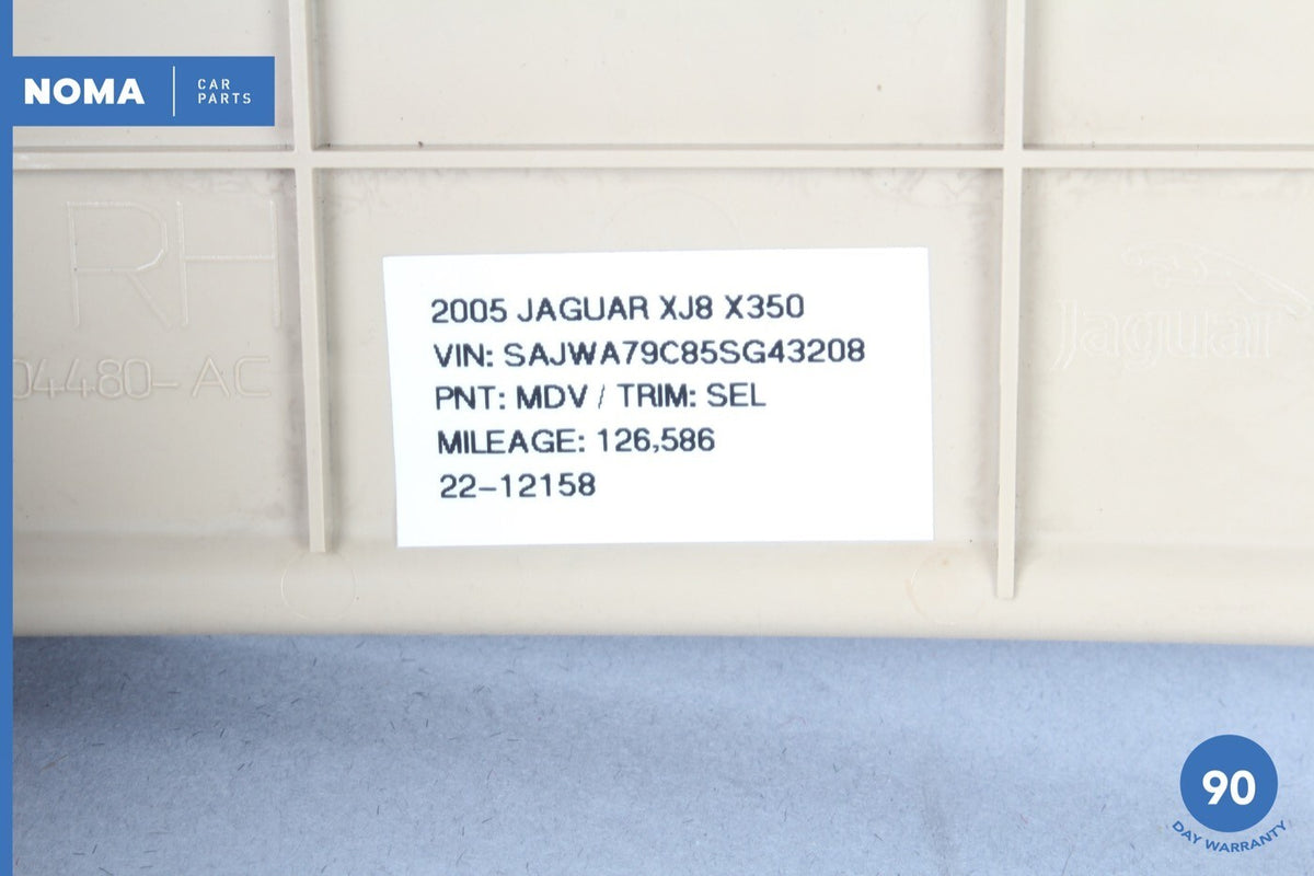 04-09 Jaguar XJ8 XJR VDP X350 X358 Front Right Passenger Side Dash End Panel OEM - photo 10