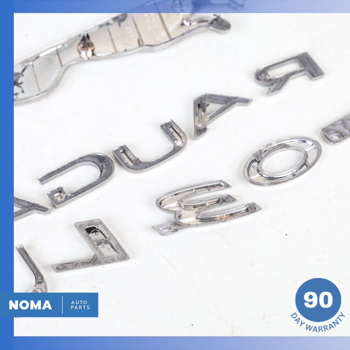 14-19 Jaguar X351 XJ AWD 3.0L Rear Trunk Emblem Logo Badge Set OEM - photo 15