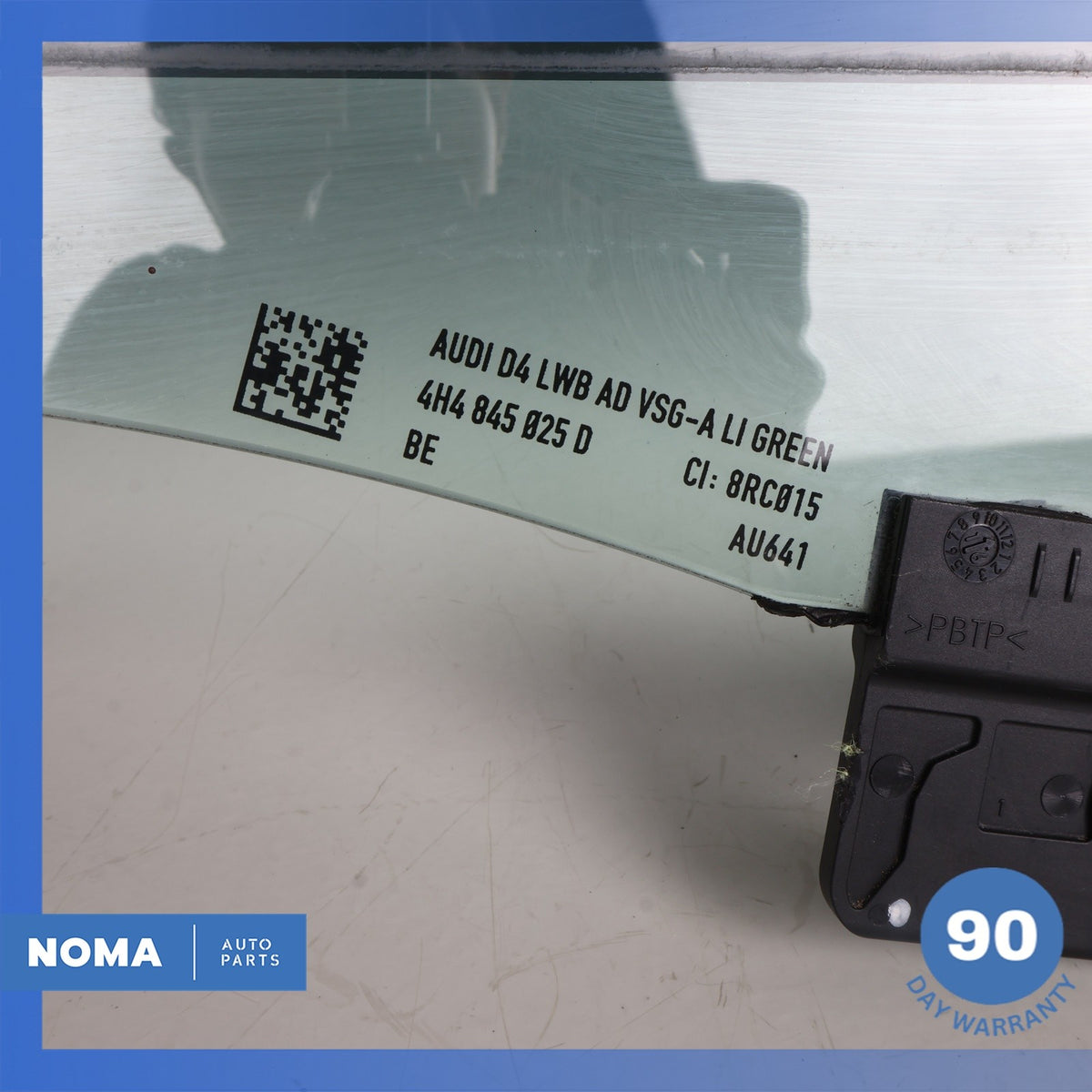 11-18 Audi D4 A8L LWB Rear Left Driver Side Door Window Glass 4H4845025D OEM - photo 7