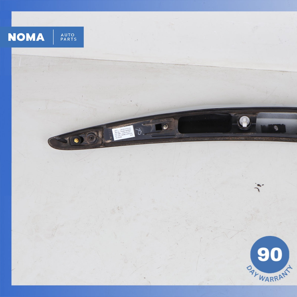 07-15 Jaguar X150 XK XKR Trunk Lid Molding Trim Spoiler Wing Liquid Silver OEM - photo 9