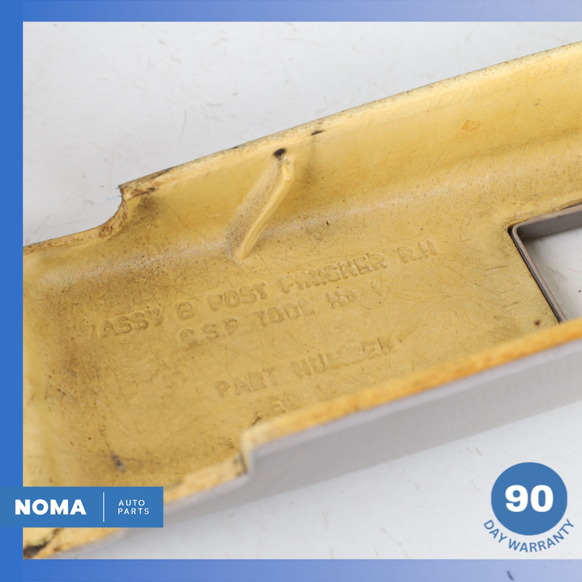 1995 Jaguar XJS Series 3 Right B-Pillar Seat Belt Lock Slider Cover Trim OEM - photo 10