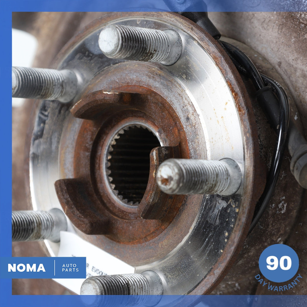 12-19 LR Range Rover Evoque L538 Rear Left Spindle Knuckle Hub w/ Shield OEM - photo 4