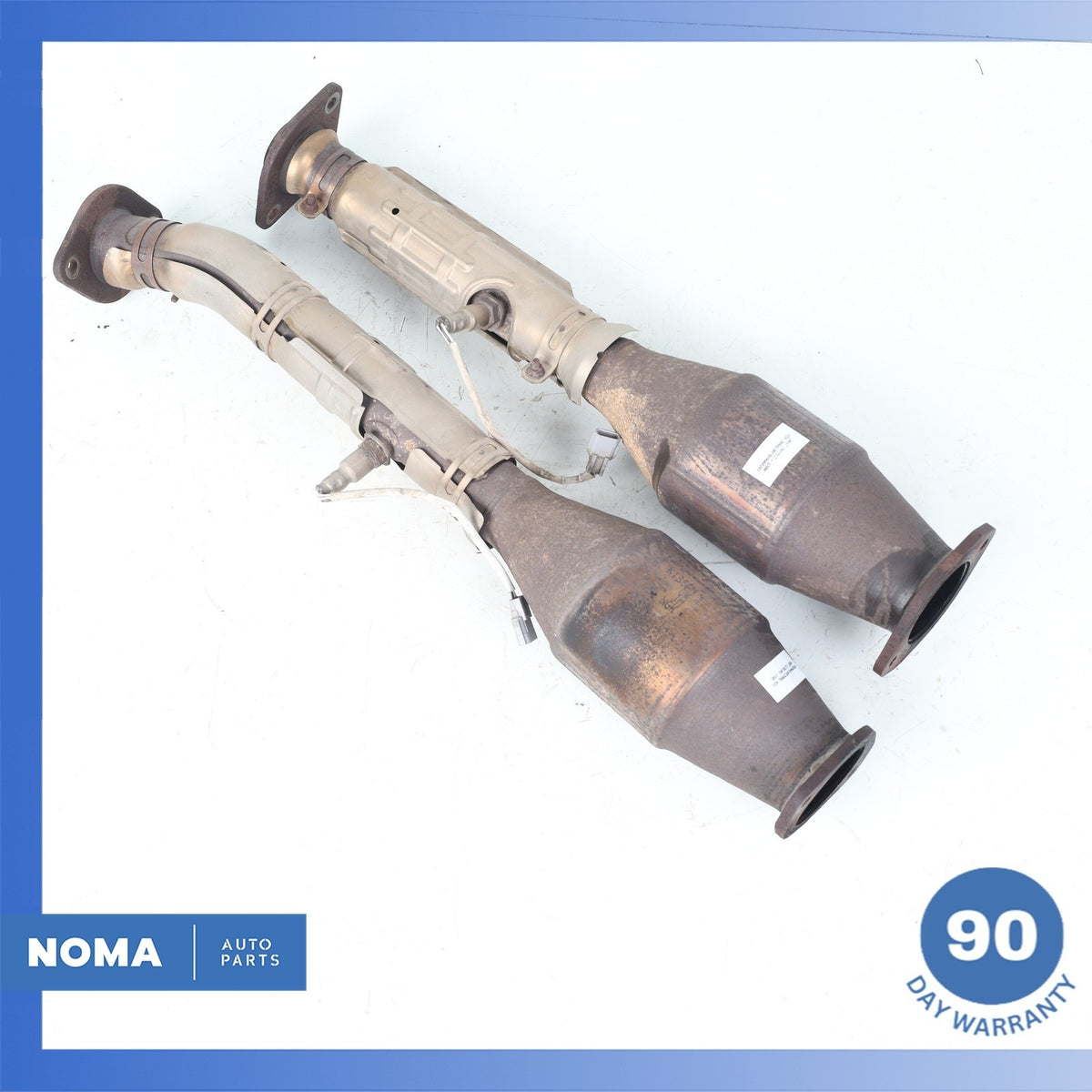 16-19 Infiniti Z62 QX80 5.6 Left & Right Exhaust Downpipe Set 200A05ZM0E OEM 82k - photo 2