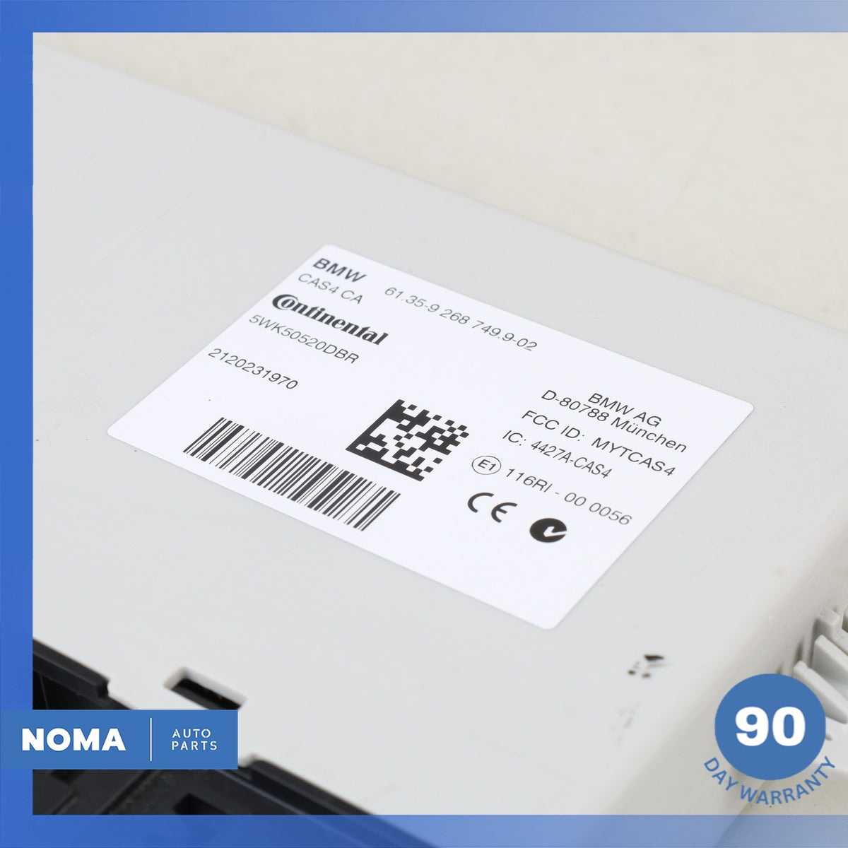 09-19 BMW F07 535i 640i Anti Theft Locking Control Module Unit Computer CAS OEM - photo 6