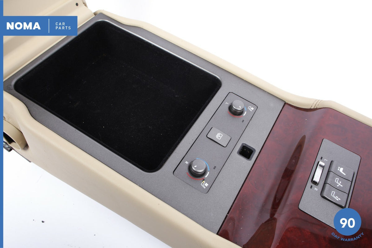 07-12 Lexus LS460 XF40 Rear Seat Center Console Armrest Arm Rest w/ Switches OEM - photo 5