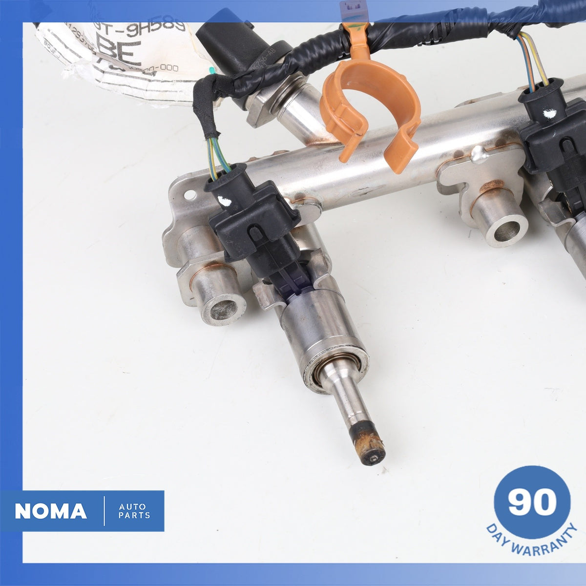 14-17 RR Evoque L538 2.0 Engine Motor Fuel Injector Rail w/ Injectors OEM - photo 8