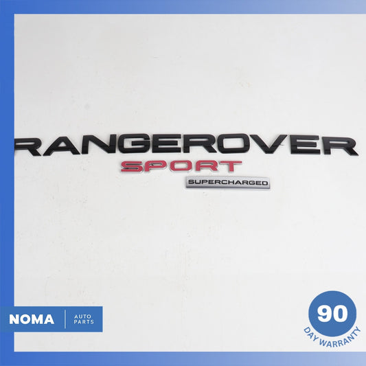 14-17 LR Range Rover Sport Supercharged L494 Trunk Logo Emblem Badge Set OEM - photo 1
