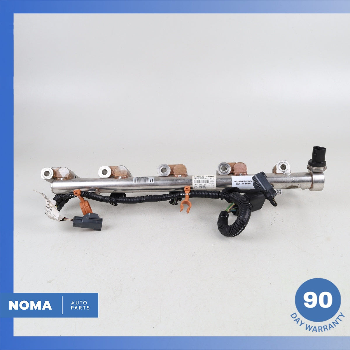 12-17 Jaguar X760 XE XF Evoque L538 2.0 Fuel Injector Rail w/ Injectors OEM - photo 9