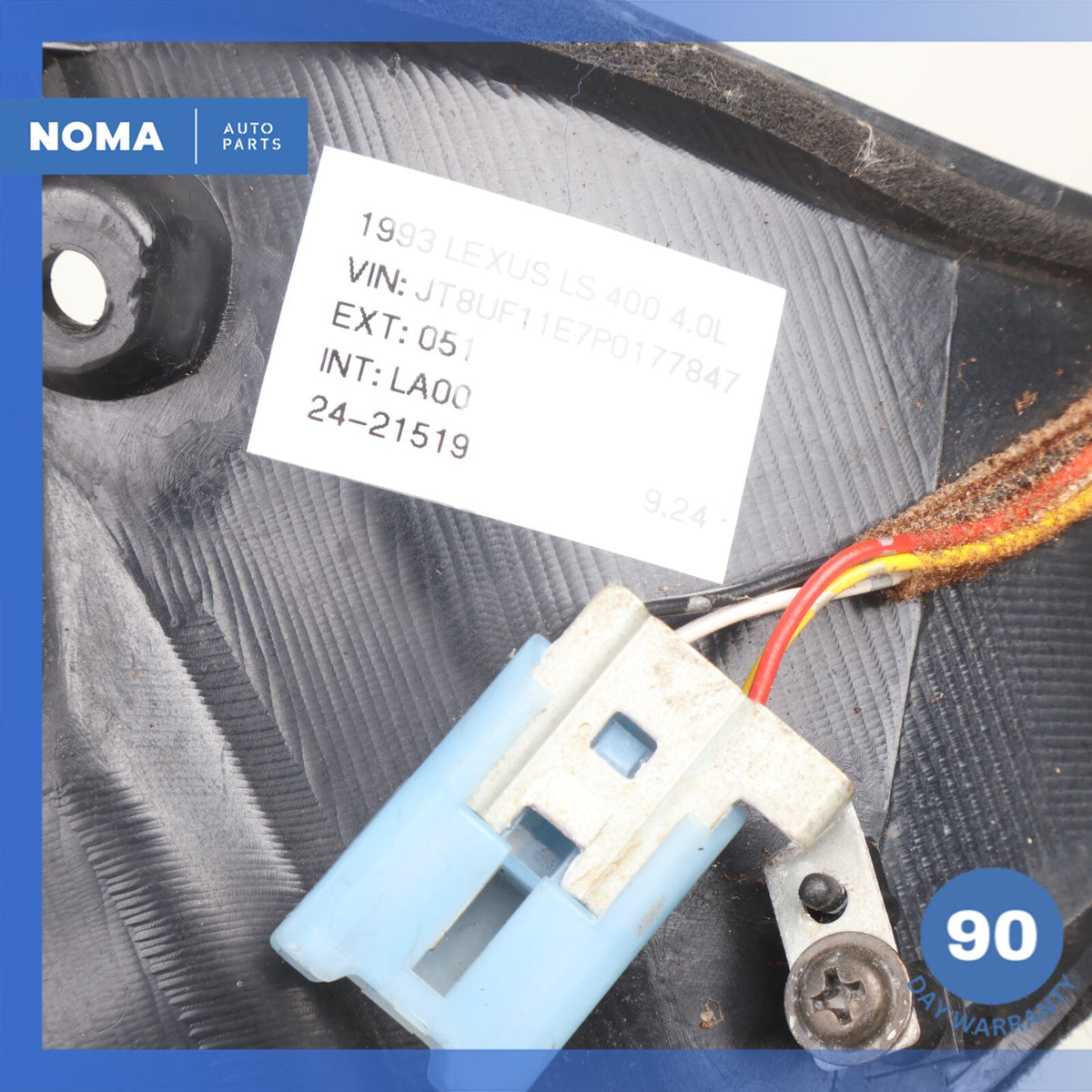 93-94 Lexus UCF10 LS400 Instrument Cluster Speedometer Bezel Trim w/Switches OEM - photo 16