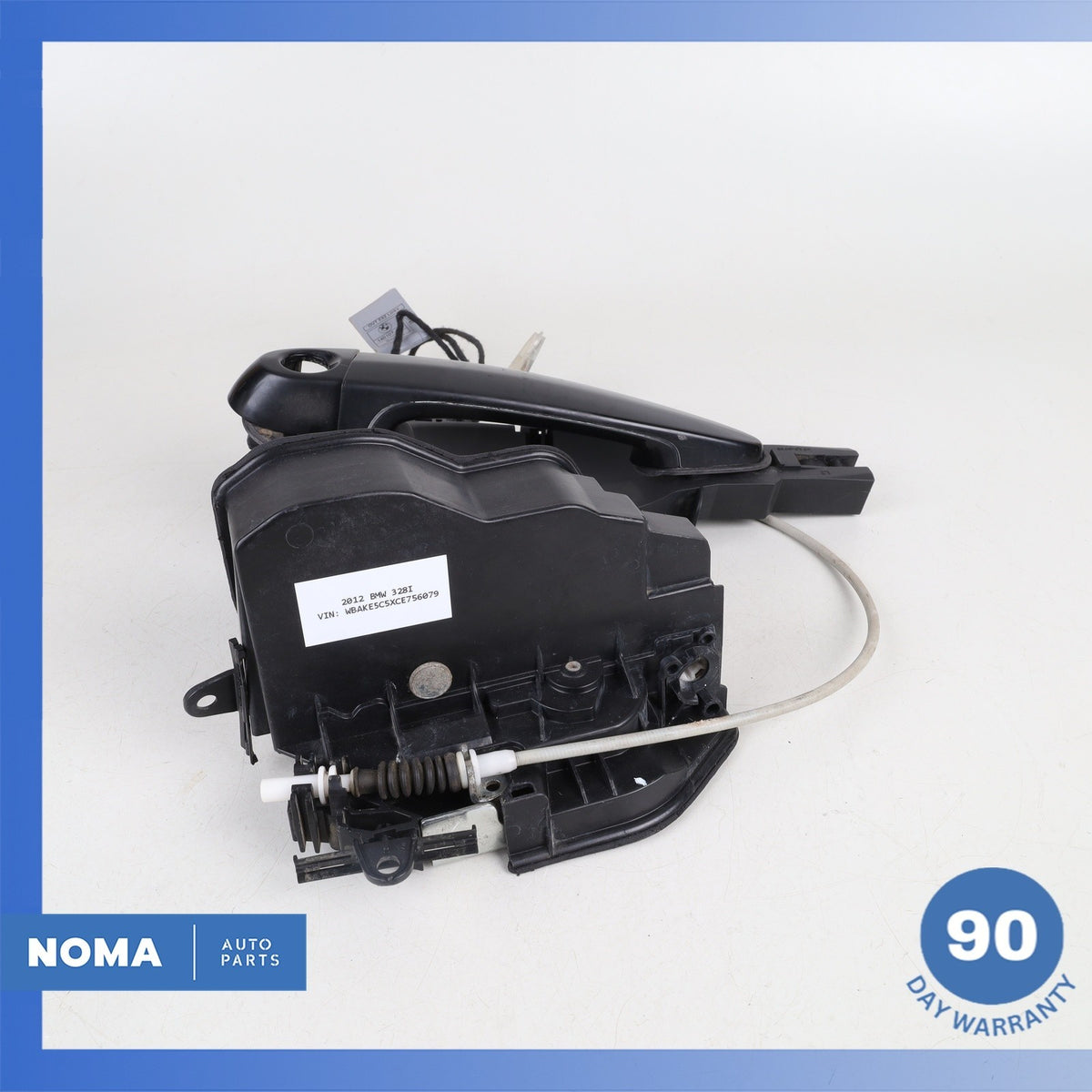 BMW E92 328i 325i 335i Front Left Door Lock Actuator w/ Handle Black OEM 75k - photo 9
