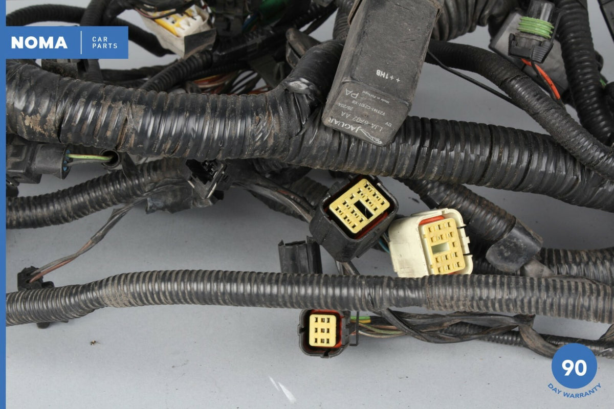 01-06 Jaguar XK8 XKR X100 Left Driver Side Engine Bay Wire Wiring Harness OEM - photo 7
