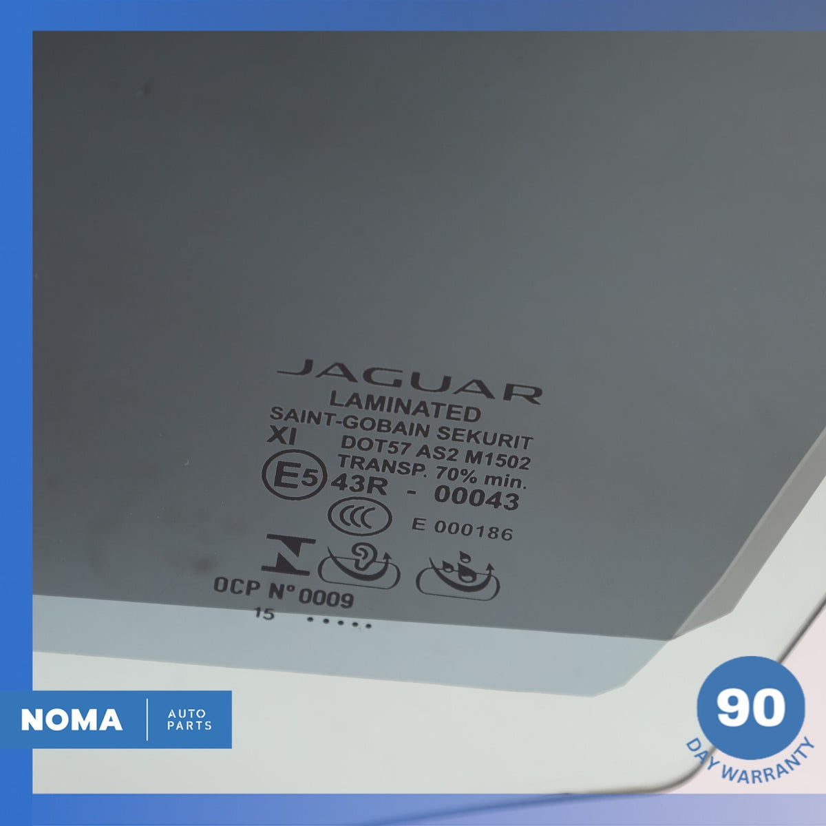 10-19 Jaguar X351 XJL Front Left Side Door Window Glass AW93F21411AE OEM - photo 6