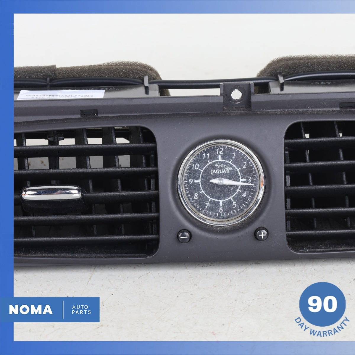 04-09 Jaguar X358 Front Center Dash Board HVAC AC А/C Dual Air Vent w/ Clock OEM - photo 5
