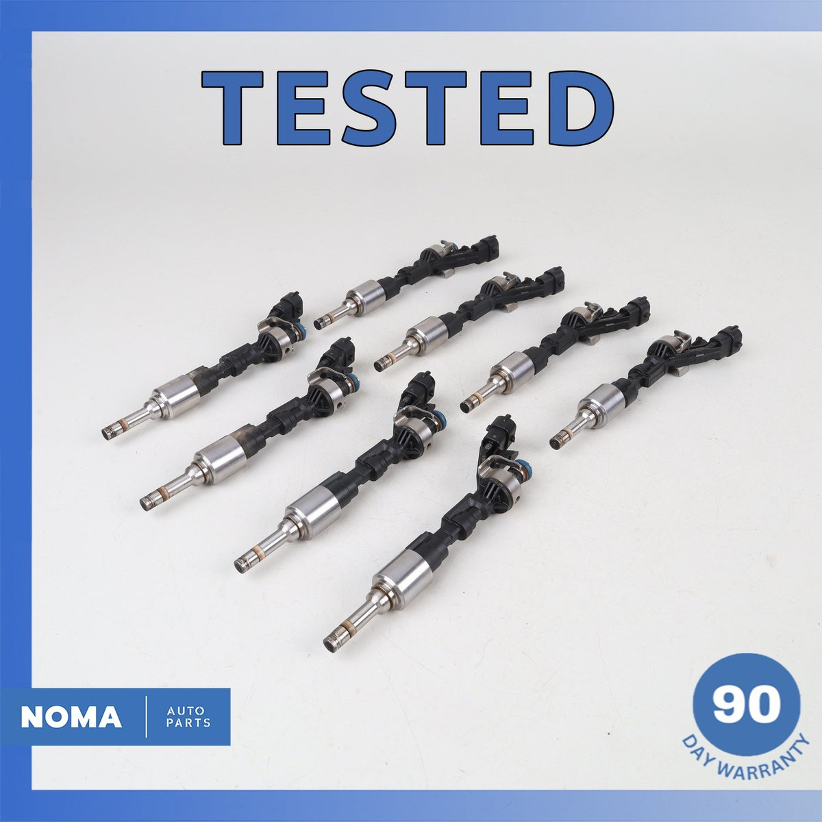 10-19 Jaguar X250 XF L405 5.0L AJ133 Engine Motor Fuel Injector Set OEM - photo 1