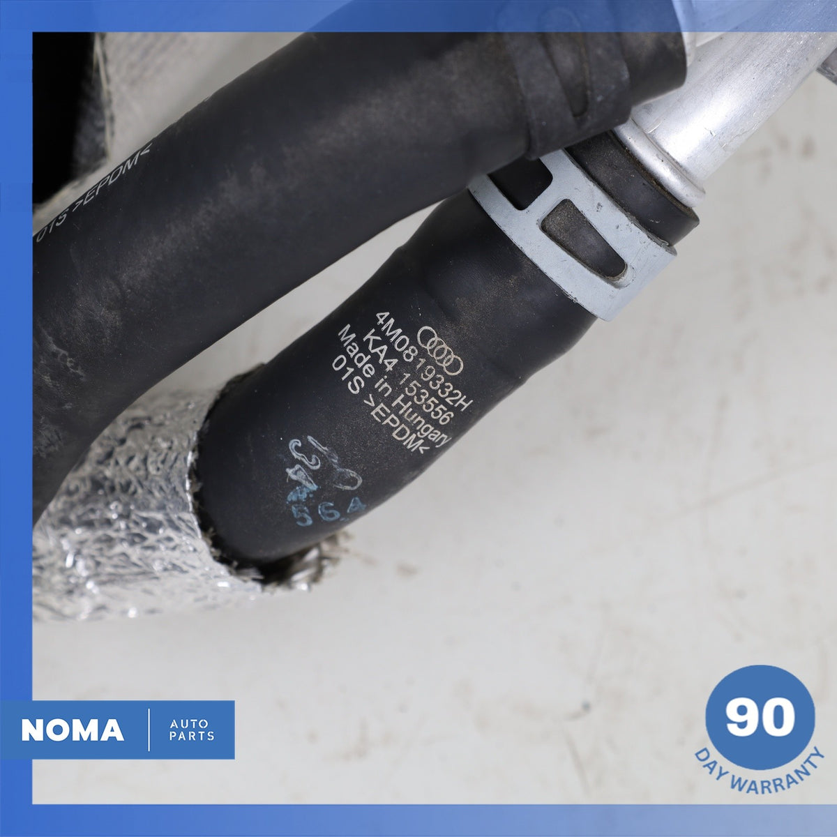17-19 Audi 4M Q7 Engine Coolant Hose Pipe Set OEM - photo 17