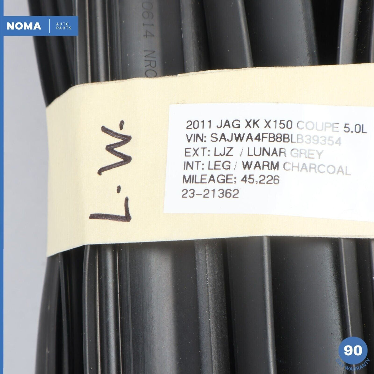 07-15 Jaguar X150 XK XKR Left Driver Side Door Lower Weather Strip Seal OEM - photo 11