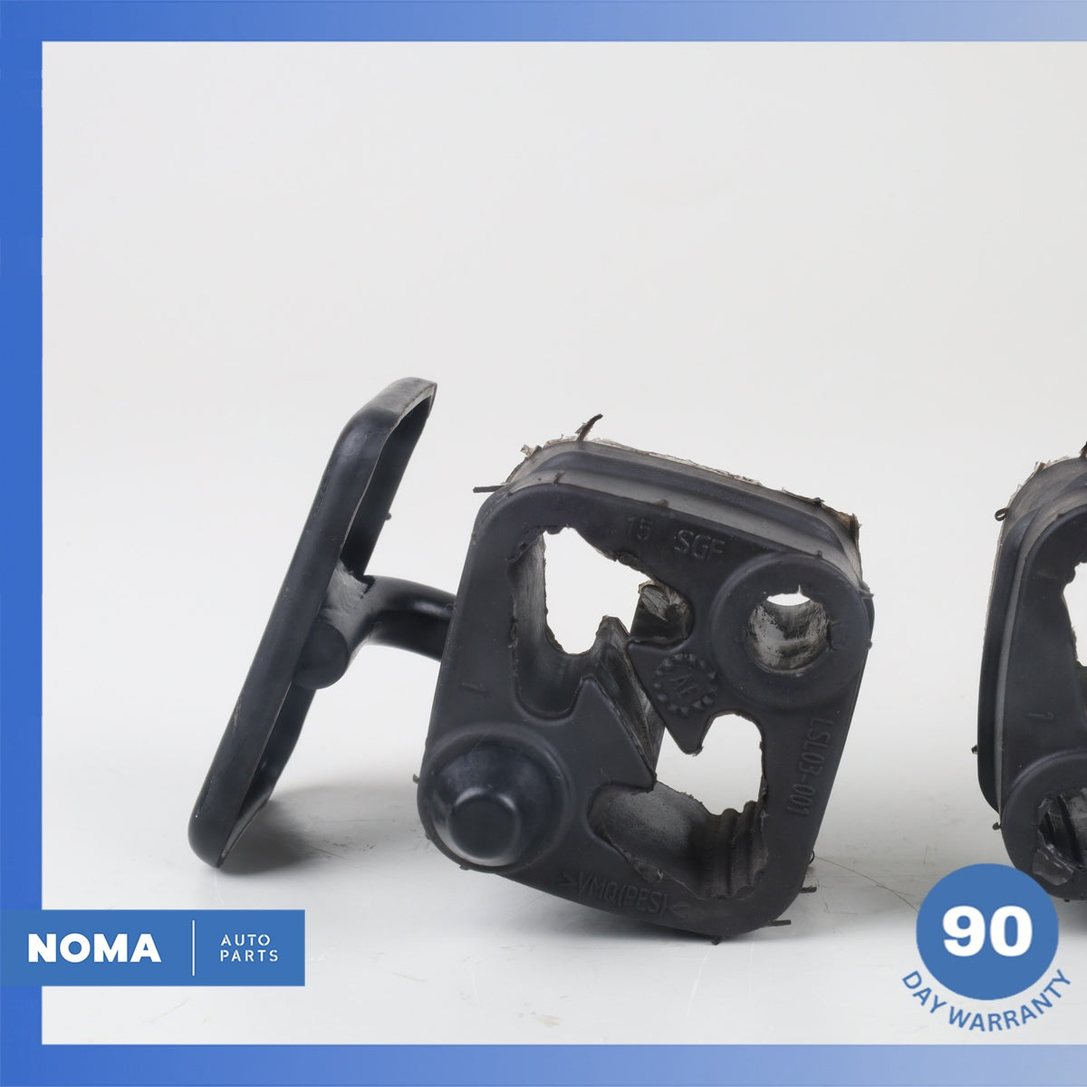 14-17 LR Range Rover Sport L494 Left & Right Center Exhaust Pipe Bracket Set OEM - photo 5