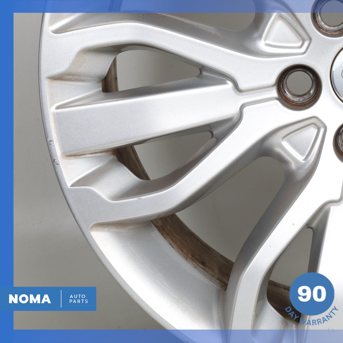 14-22 LR Range Rover Sport L494 Style 5 9.5 x R21 21" Wheel Rim Silver OEM - photo 6
