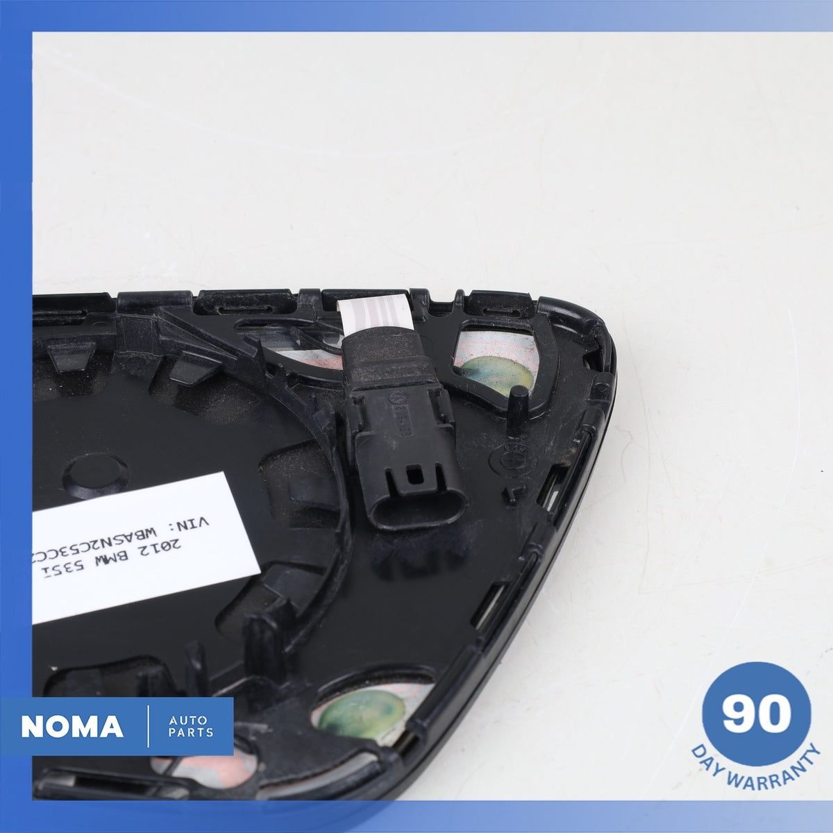 BMW F07 535i 550i GT Right Side Door Side Rear View Mirror Glass 7228612 OEM - photo 5