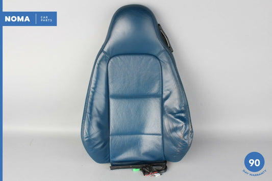 99-02 BMW Z3 E36 Roadster Front Left Top Sport Seat Cushion Leather Blue OEM - photo 1